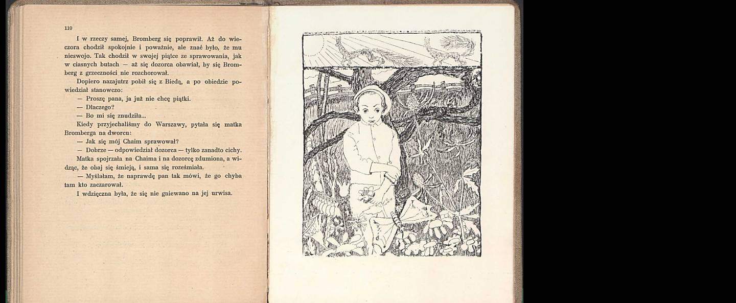 Ilustracja Sary Lipszycowej do 1. wydania "Mośków, Josków i Sruli" Janusza Korczaka